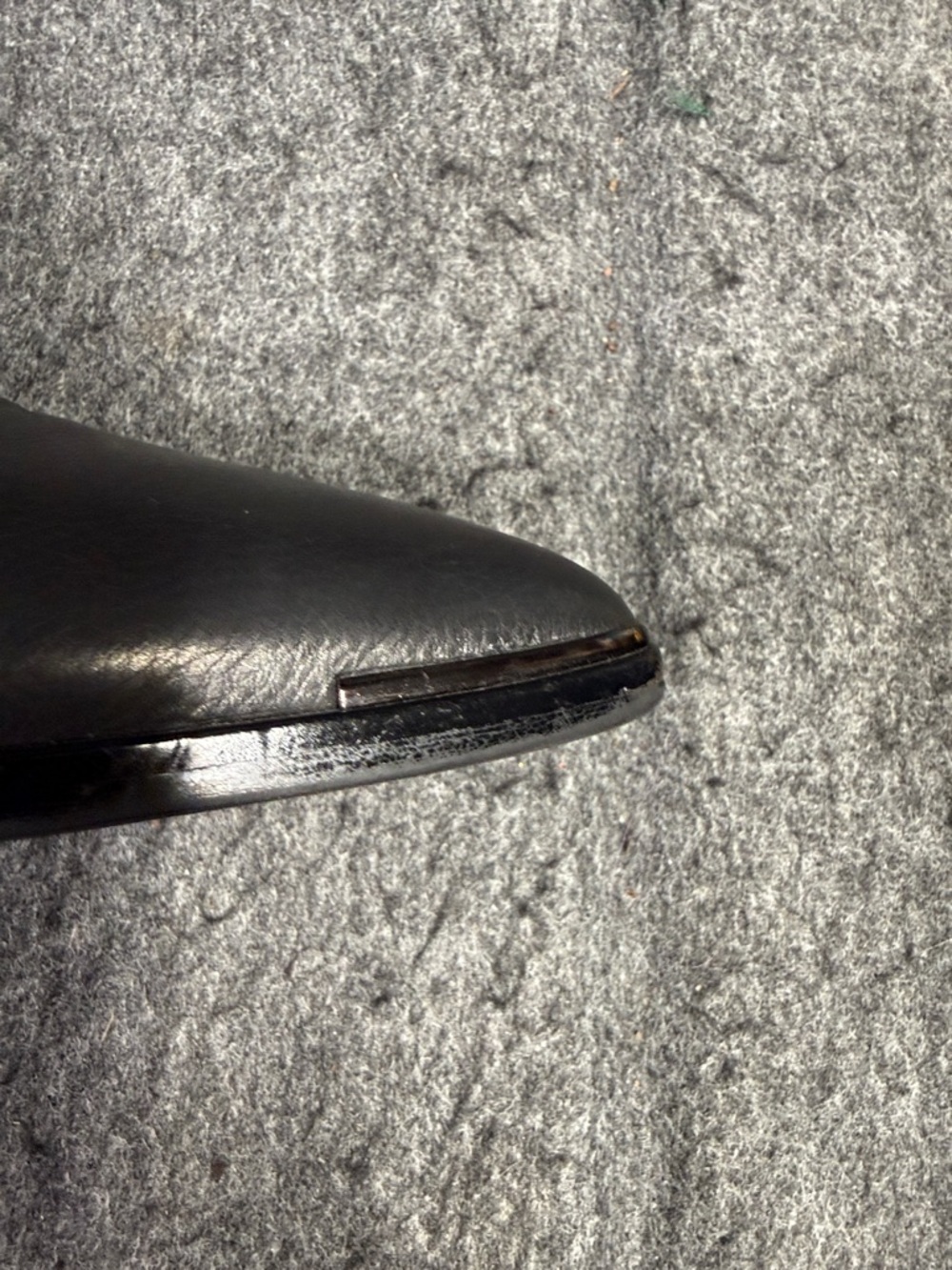Marc Fisher YALE Black Pointed Leather Booties - Picture 11 of 11